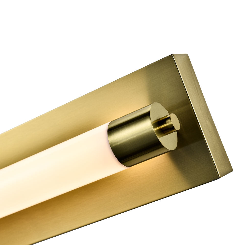 VONN Procyon VMW11800AB 24" Integrated LED ADA Compliant ETL Certified Bathroom Wall Lighting Fixture, Antique Brass