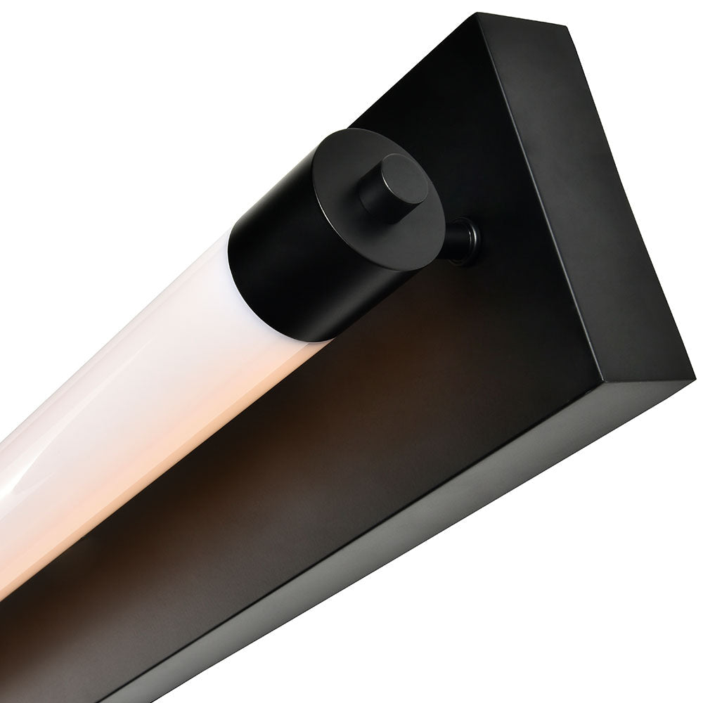 VONN Procyon VMW11800BL 24" Integrated LED ADA Compliant ETL Certified Bathroom Wall Lighting Fixture, Black