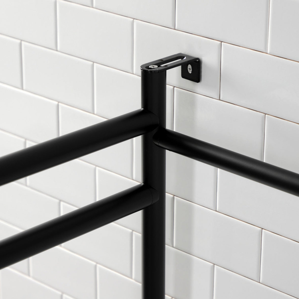 Fauceture VPB2216300 Console Sink Base with Glass Shelf, Frosted Glass/Matte Black