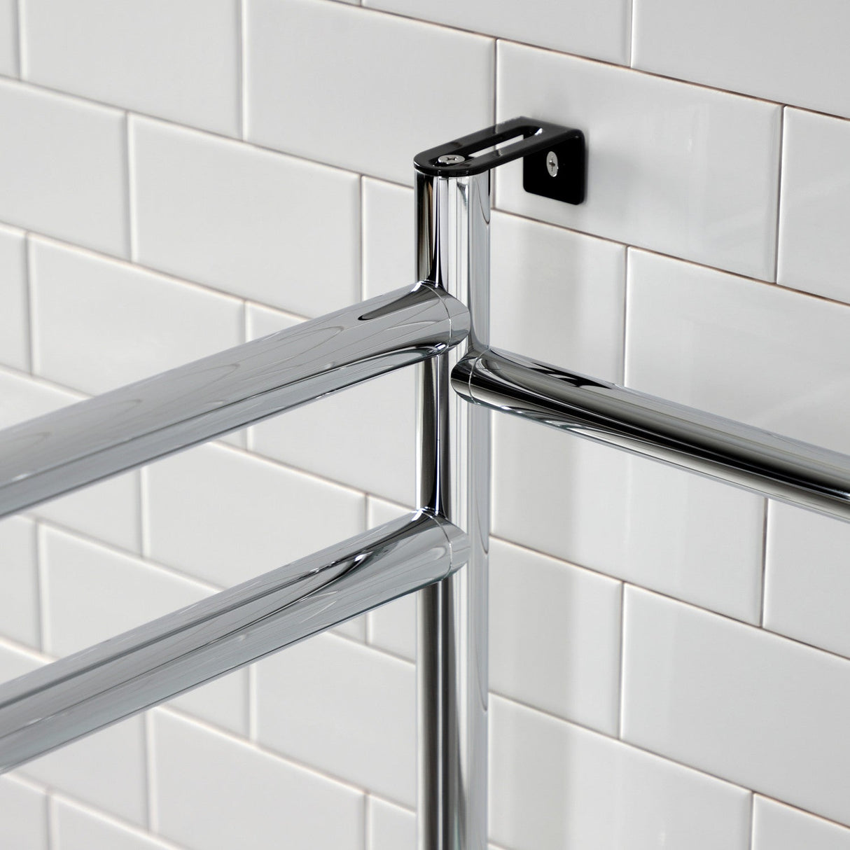 Fauceture VPB2216301 Console Sink Base with Glass Shelf, Frosted Glass/Polished Chrome