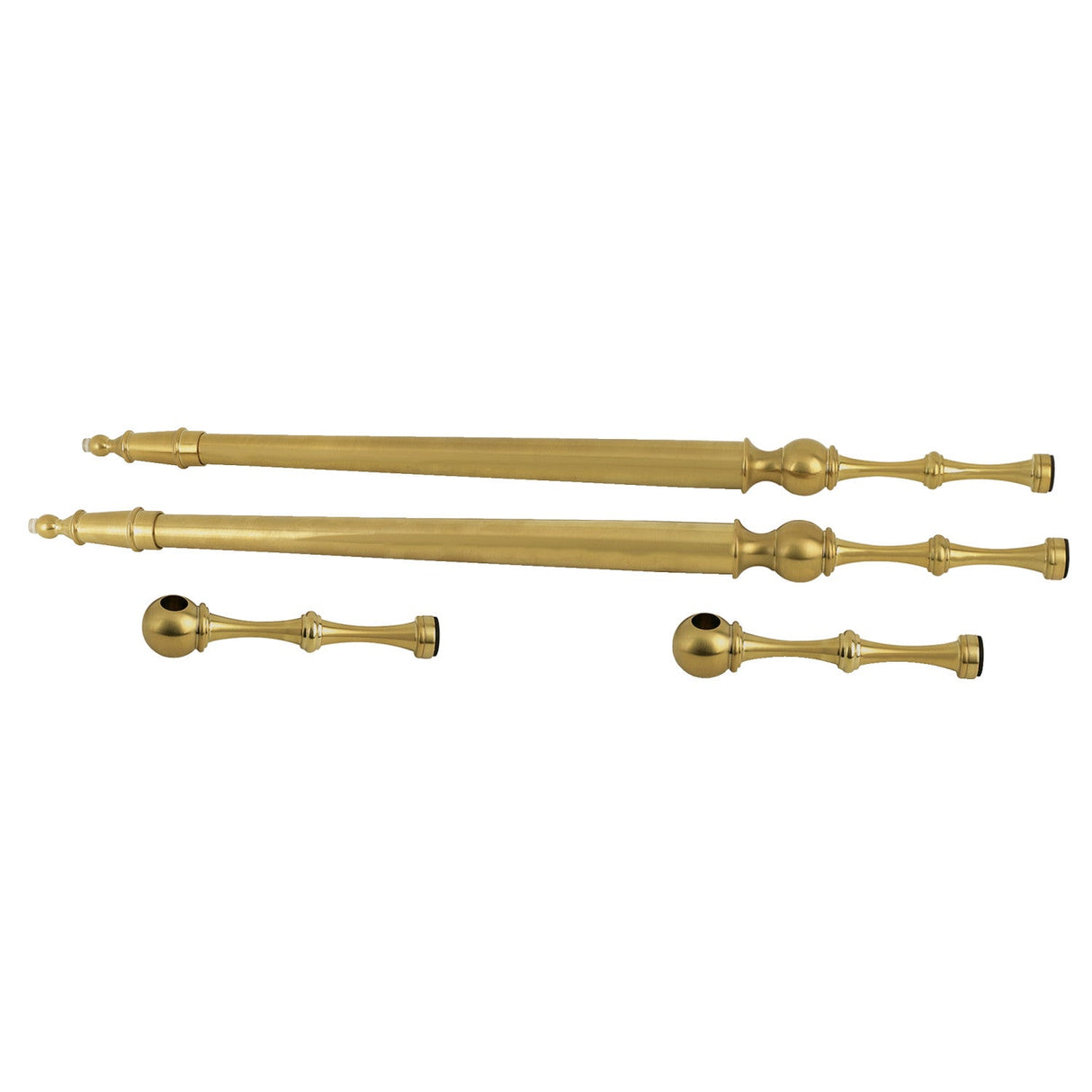 Edwardian VPB30167P Console Sink Leg Support, Brushed Brass