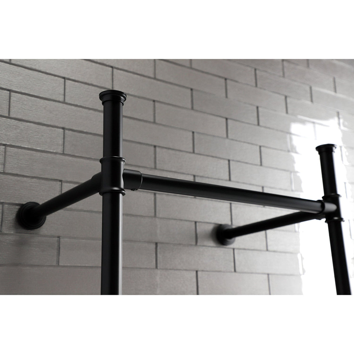 Fauceture VPB33080 Console Sink Legs, Matte Black