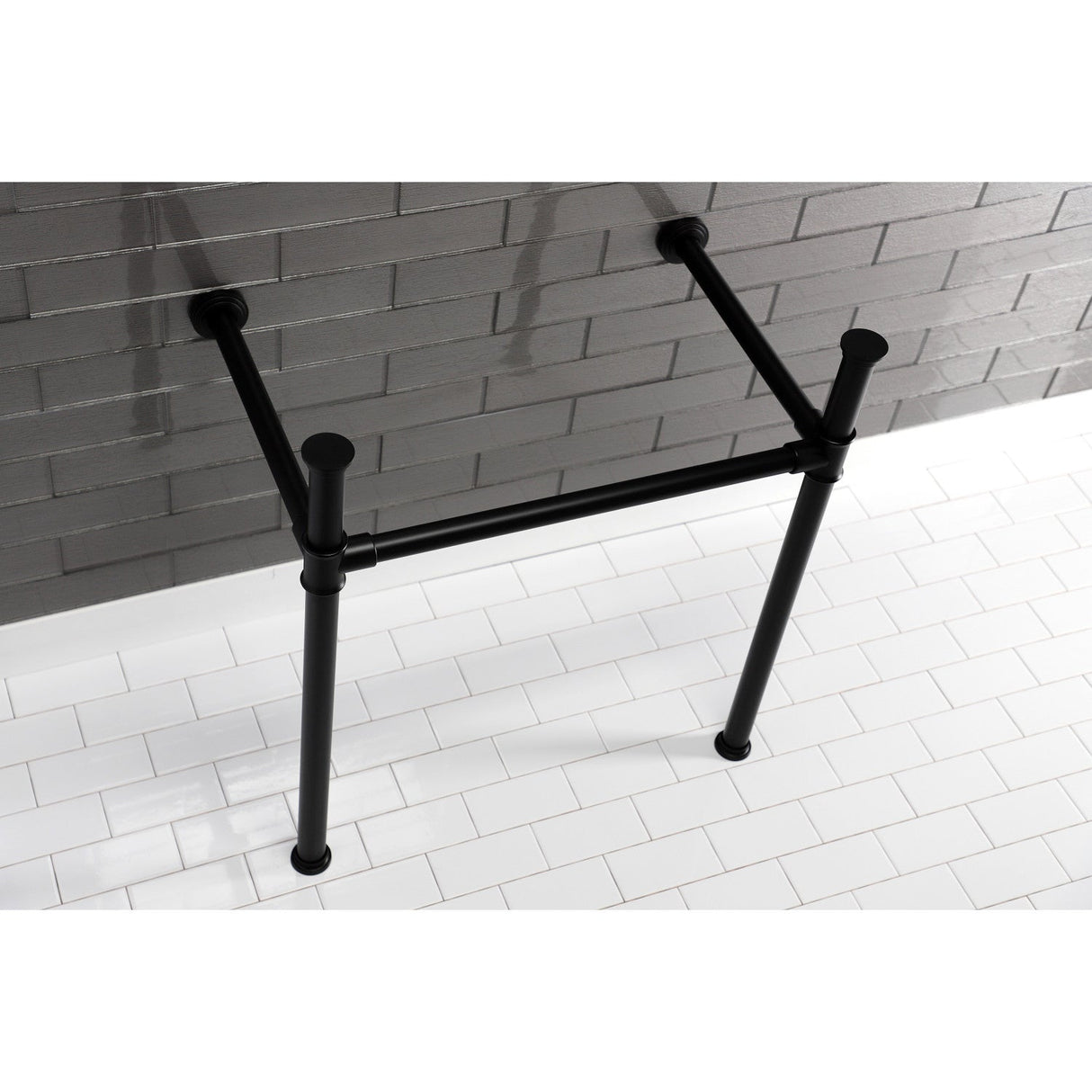 Fauceture VPB33080 Console Sink Legs, Matte Black