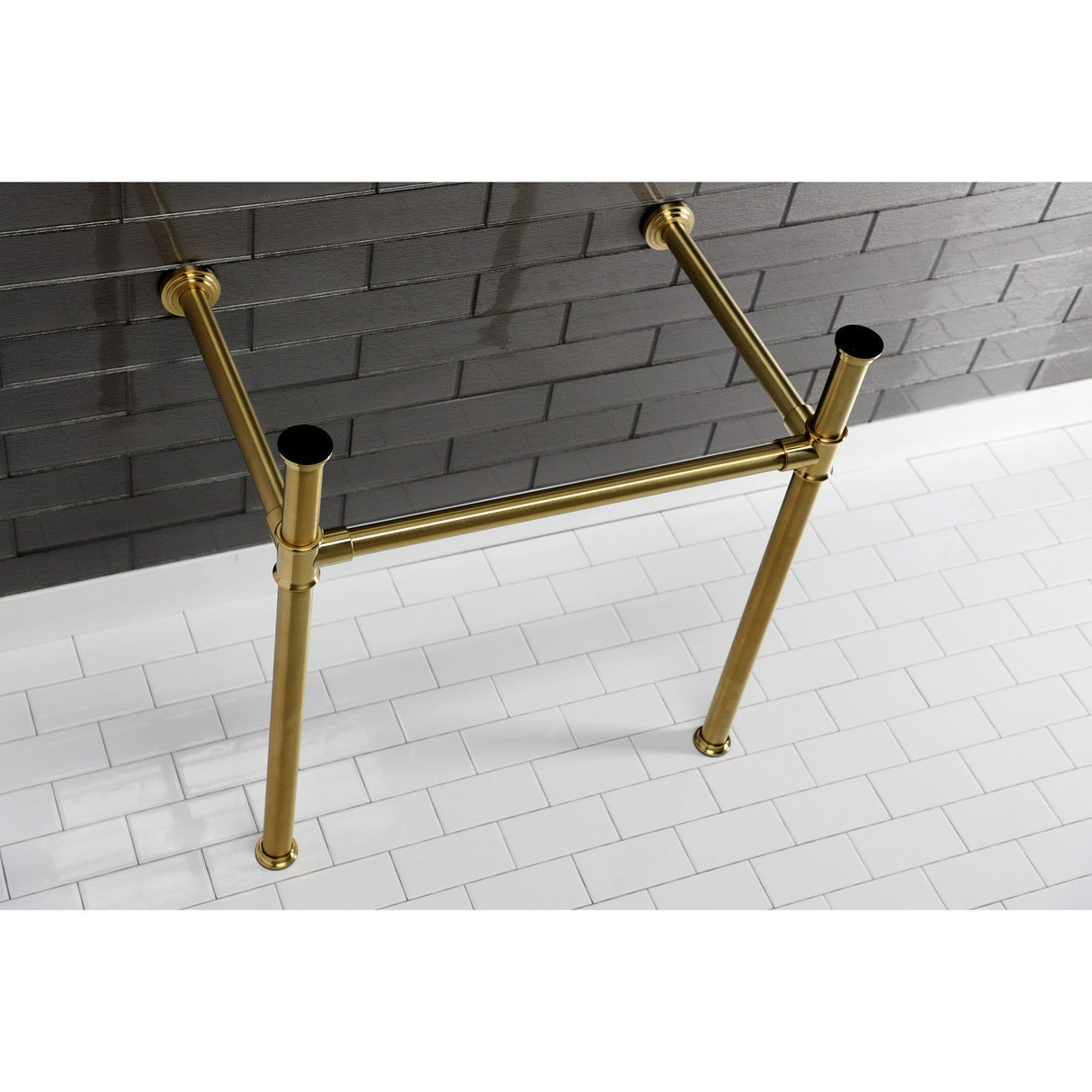 Fauceture VPB33087 Console Sink Legs, Brushed Brass