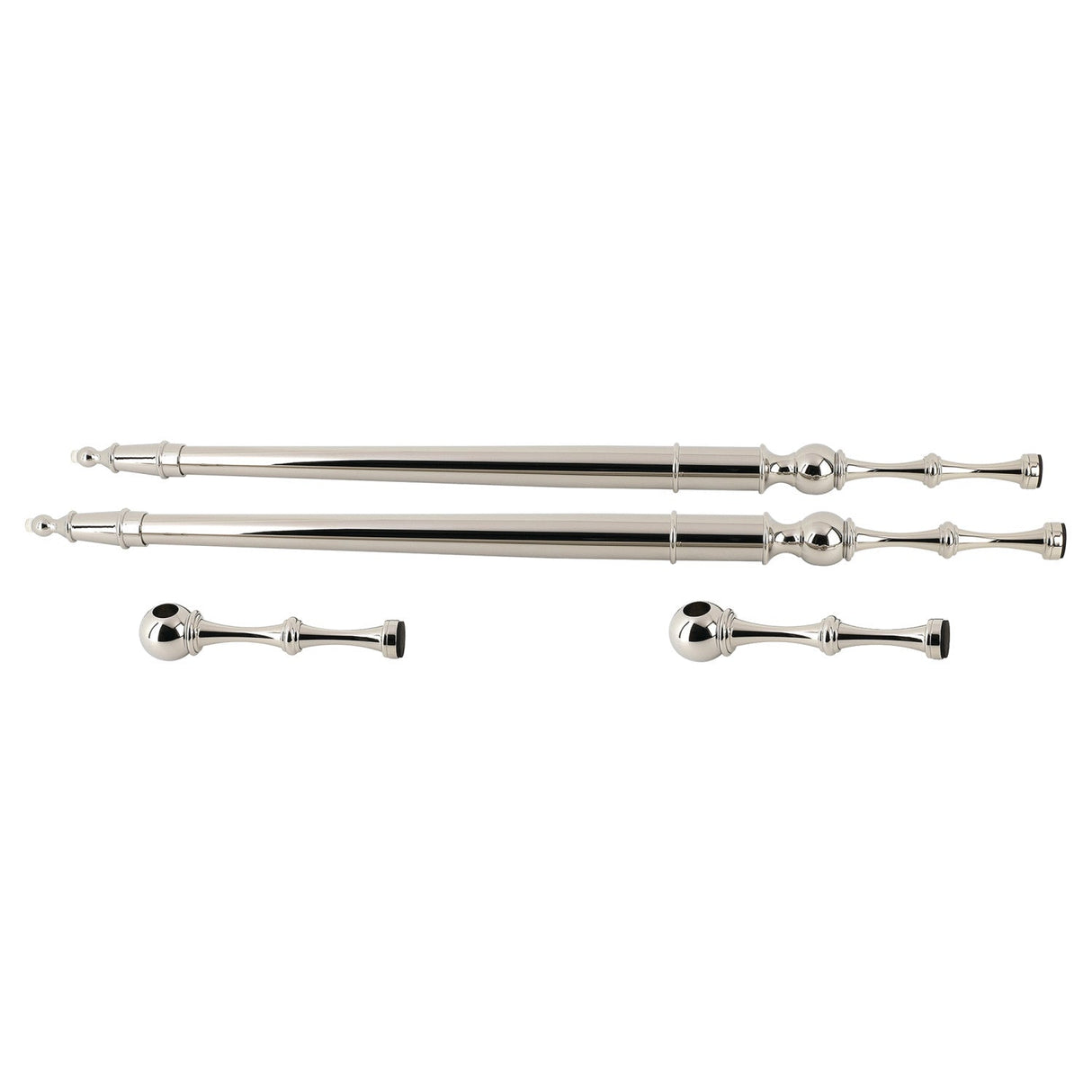 Edwardian VPB33226P Console Sink Leg Support, Polished Nickel