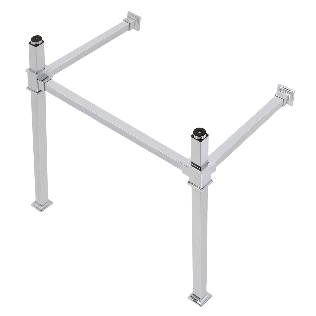 Fauceture VPB3328SQ1 28-Inch Stainless Steel Console Sink Legs, Polished Chrome