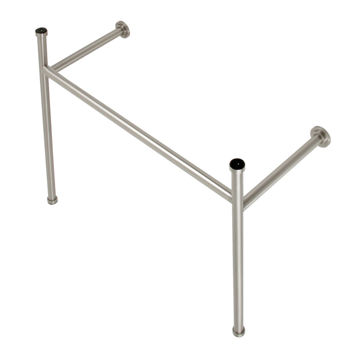 Hartford VPB39178 Stainless Steel Console Sink Legs, Brushed Nickel