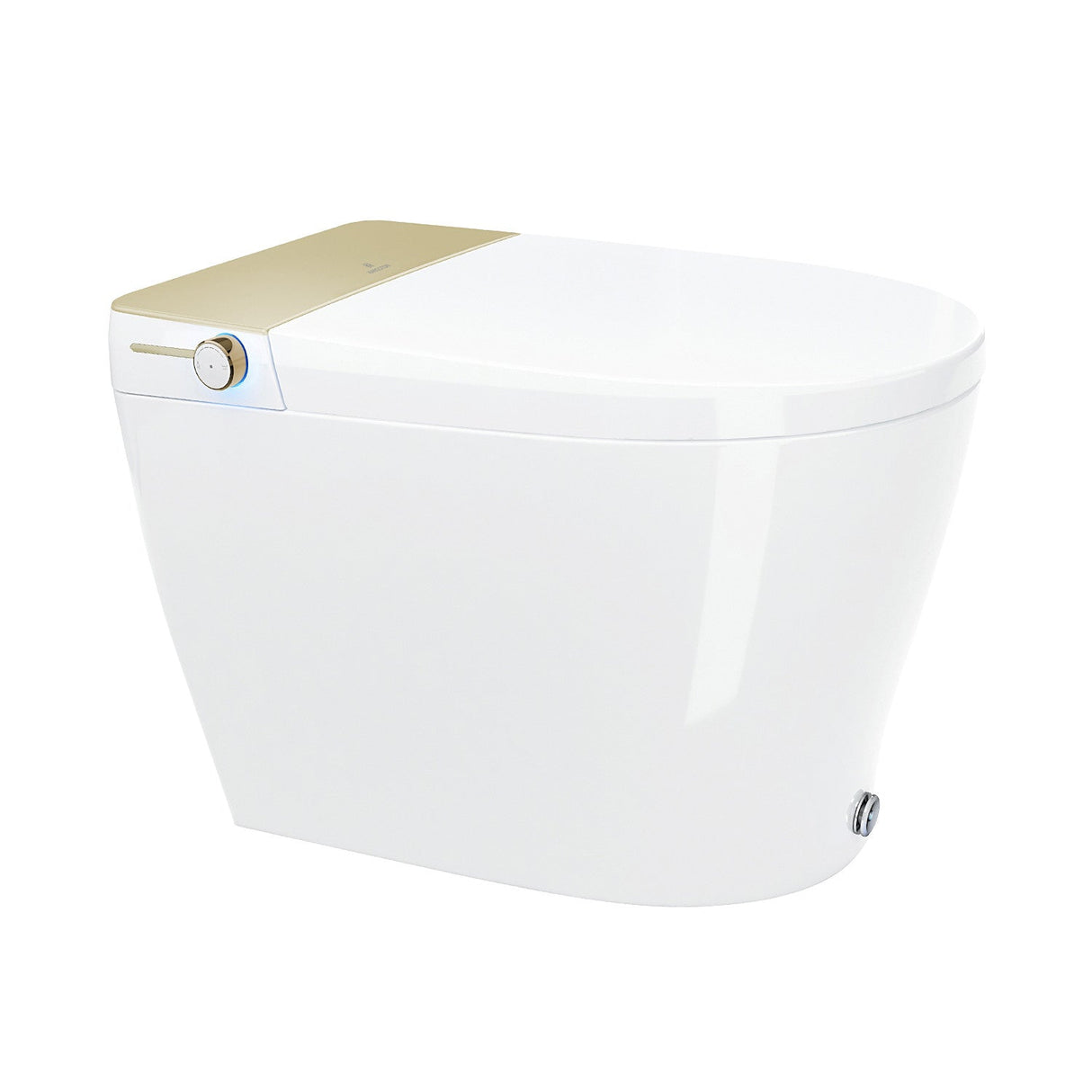Kingston Sona VSC39917 - Edison Smart Toilet, White/Brushed Brass