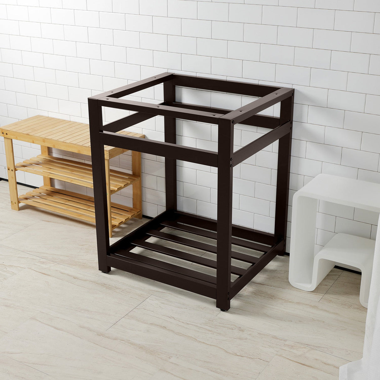 Kingston Commercial VSP2522A5 Steel Console Sink Base, Oil Rubbed Bronze