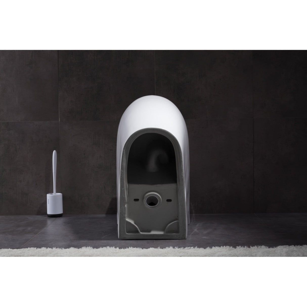 Courtyard VTC2995 Single-Flush 1.28 GPF Elongated One-Piece Toilet, White