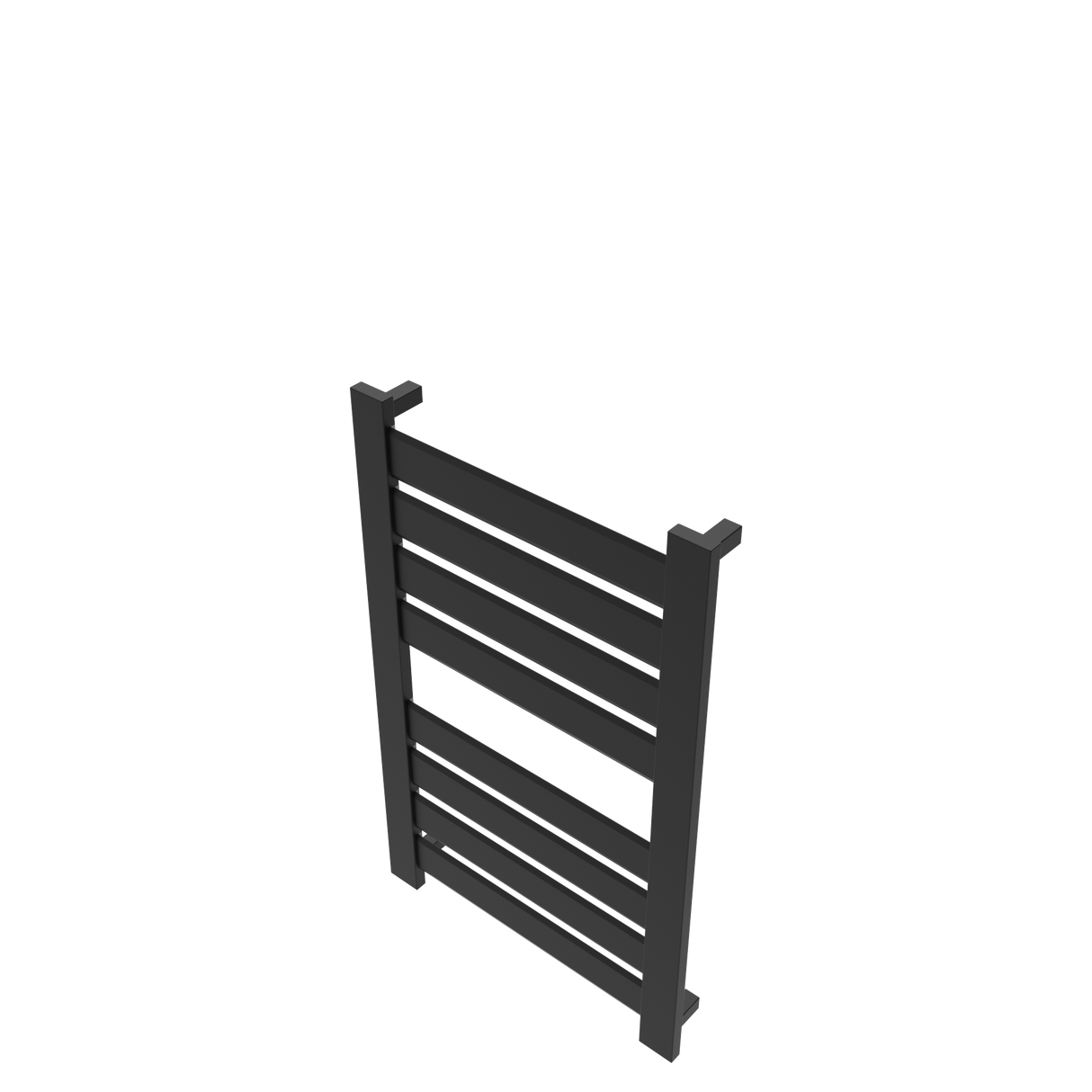 Amba Products V2337MB Vega 8-Panel Hardwired Towel Warmer - 3.625 x 23.375 x 39.25 in. - Matte Black Finish