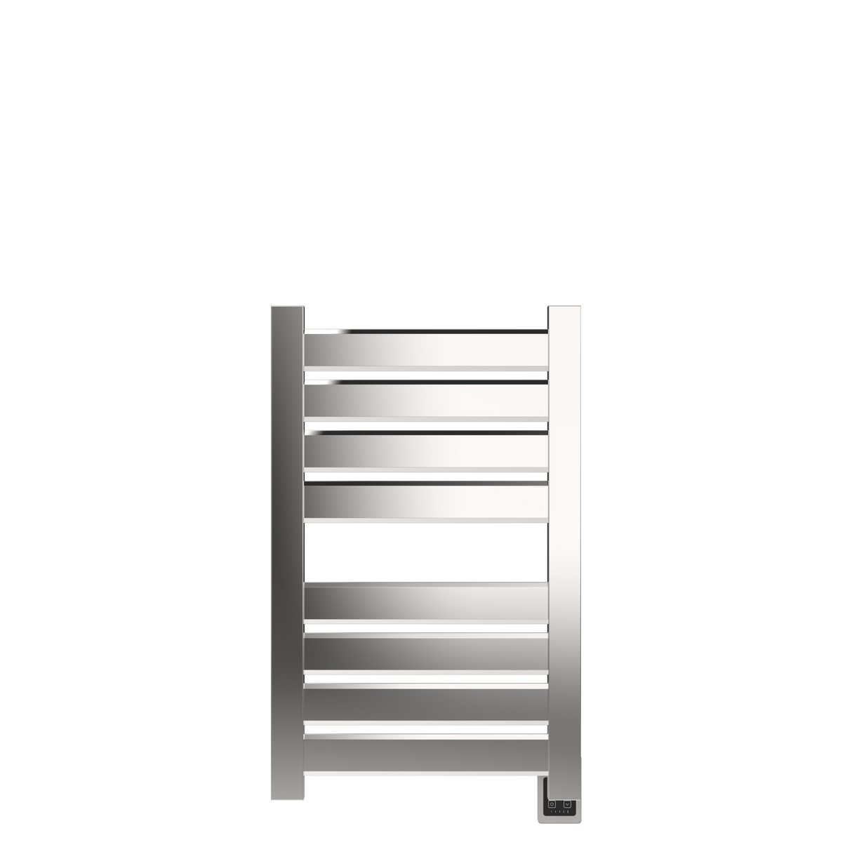 Amba Products V2337P Vega 8-Panel Hardwired Towel Warmer - 3.625 x 23.375 x 39.25 in. - Polished Finish