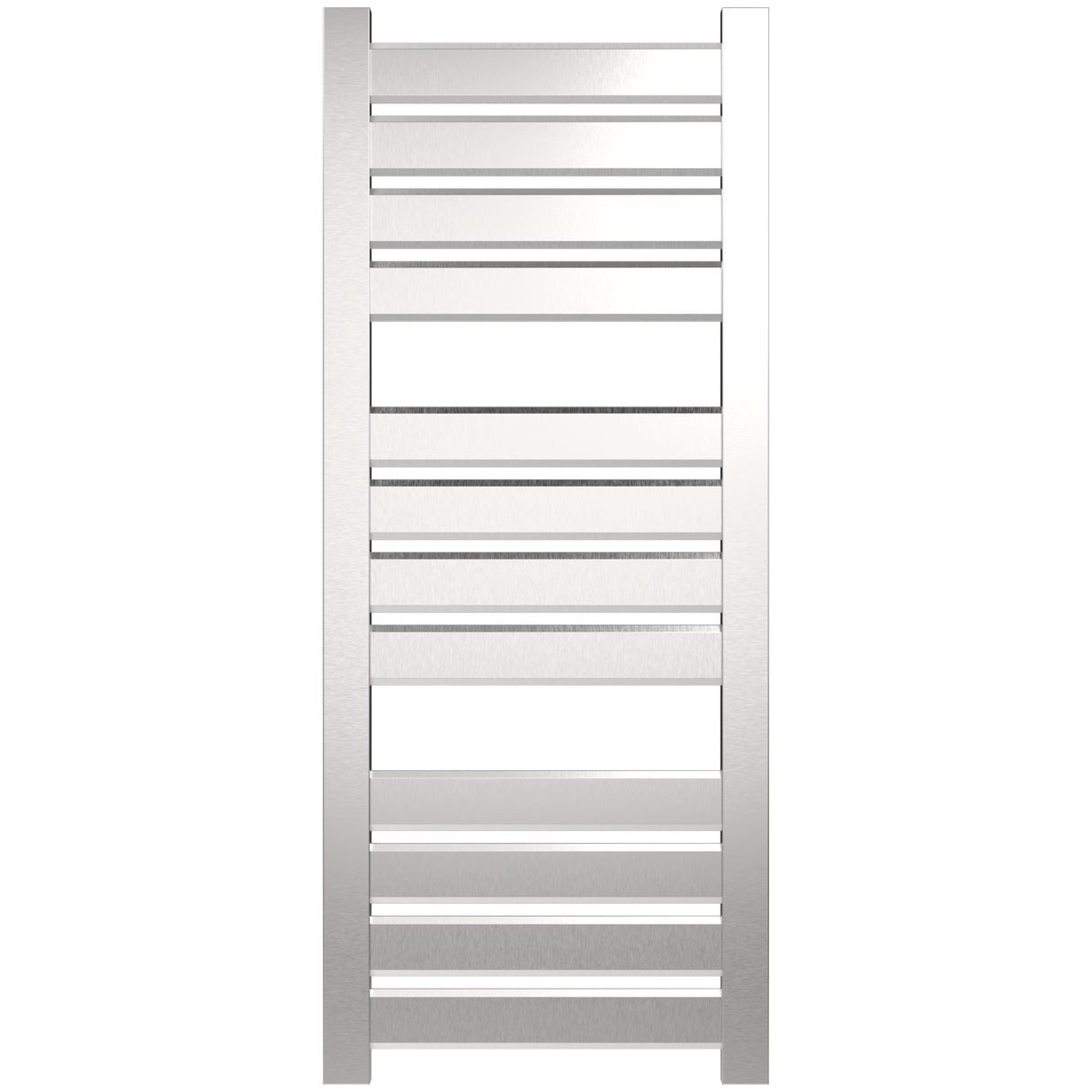 Amba Products V2356B Vega 12-Panel Hardwired Towel Warmer - 3.625 x 23.375 x 58 in. - Brushed Finish