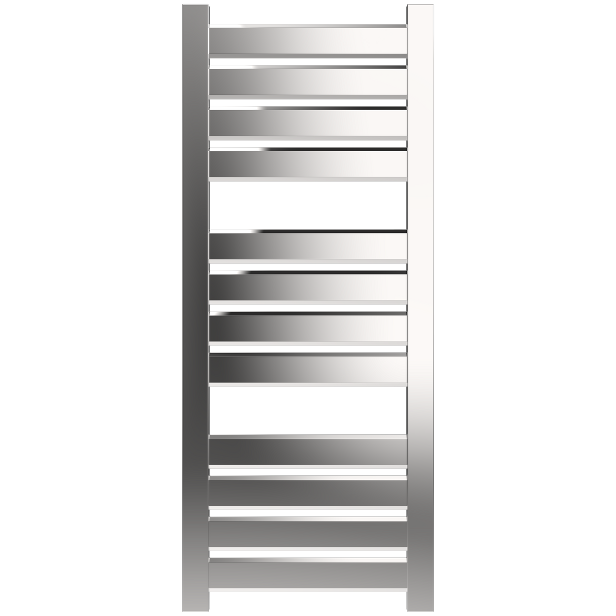 Amba Products V2356P Vega 12-Panel Hardwired Towel Warmer - 3.625 x 23.375 x 58 in. - Polished Finish