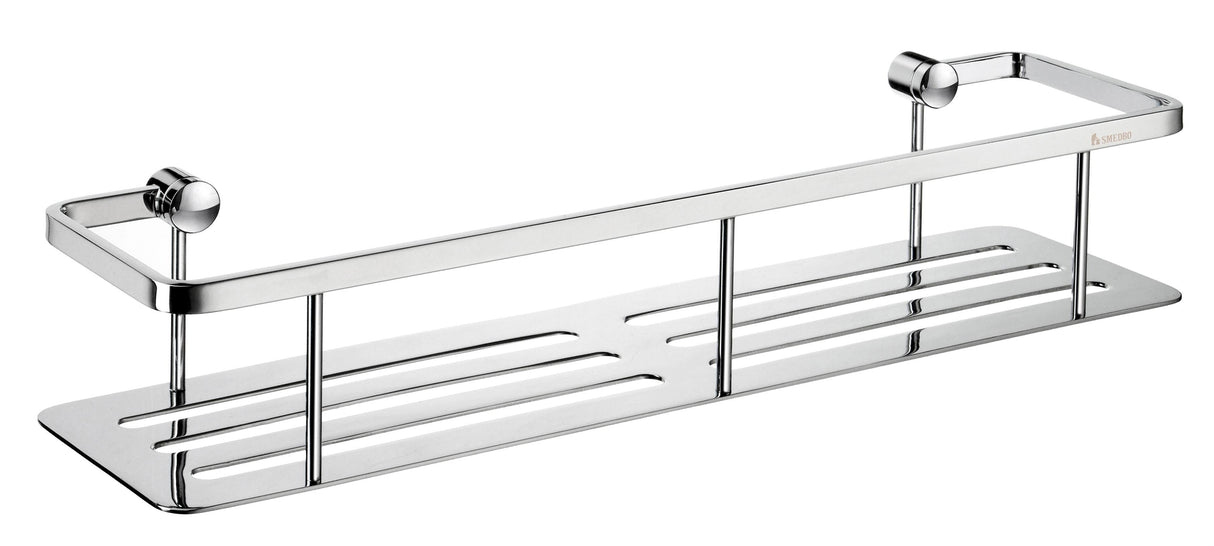 Smedbo Sideline Design Shower Basket in Polished Chrome and Solid Brass Construction