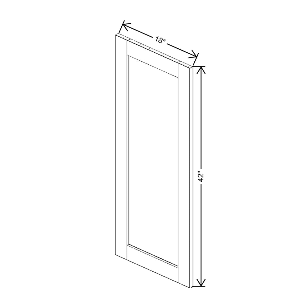 Dove " Wide × " High Wall Cabinet - J&K Cabinetry