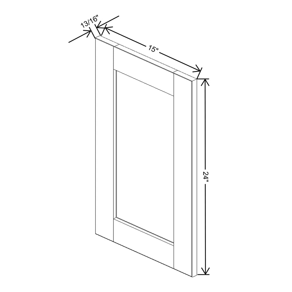 Dove " Wide × " High Wall Cabinet - J&K Cabinetry