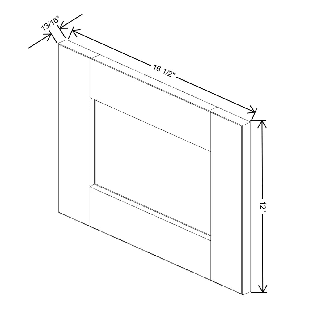 Dove " Wide × " High Wall Cabinet - J&K Cabinetry