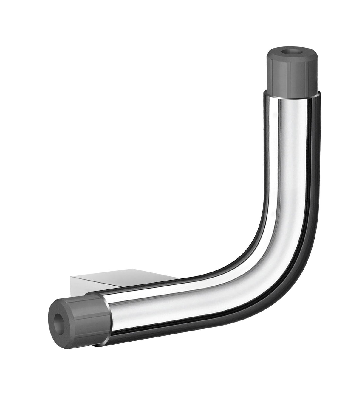 Smedbo Living Connection L-shape for Grab bar Right in Chromed