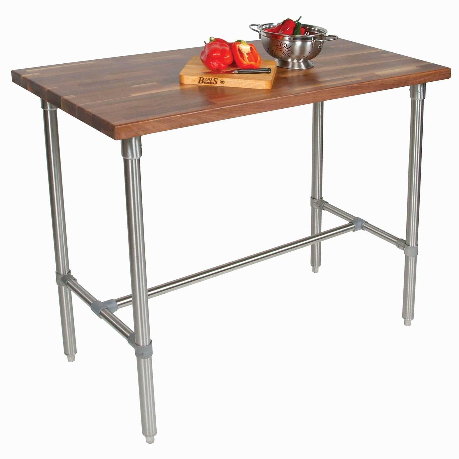 John Boos WAL-CUCKNB424 Cucina Classico American Black Walnut 48" L x 24" W 36" High