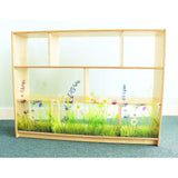 Whitney Brothers Nature View Acrylic Back Cabinet 36H - WB0249