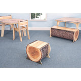 Whitney Brothers Nature View Live Edge Small Log Bench 14H - WB0904