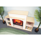 Whitney Brothers Warm and Welcoming Fireplace - White - WB0922