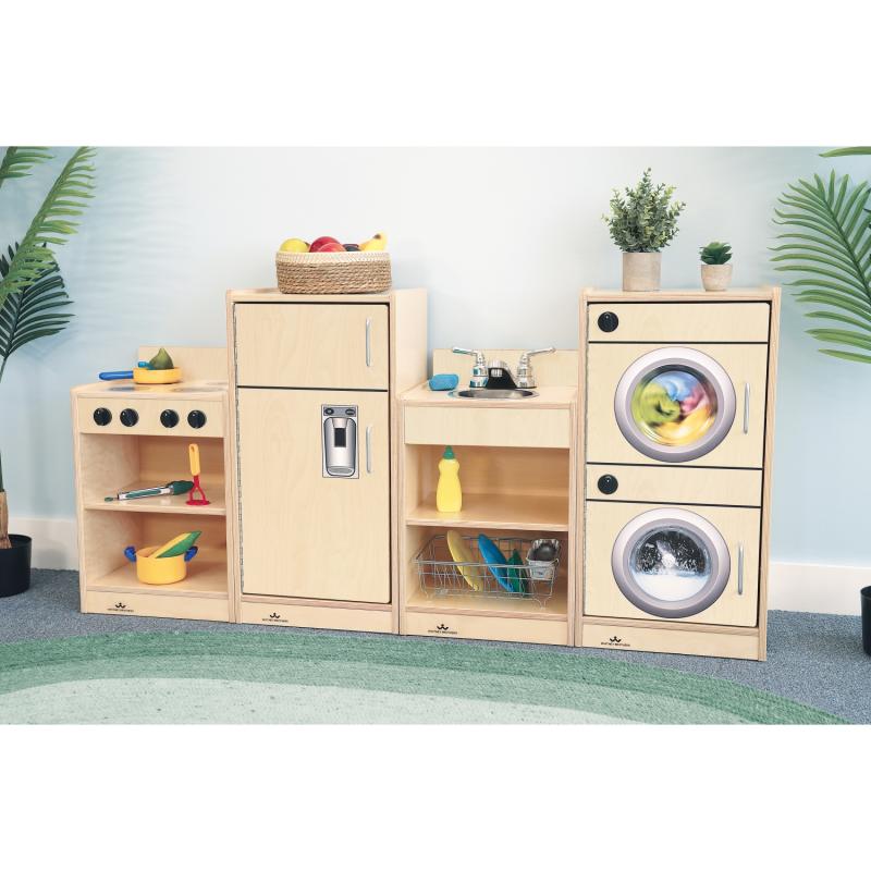 Whitney Brothers Let's Play Toddler Kitchen Ensemble - Natural - WB2070