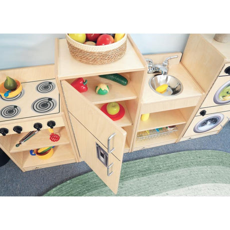 Whitney Brothers Let's Play Toddler Kitchen Ensemble - Natural - WB2070