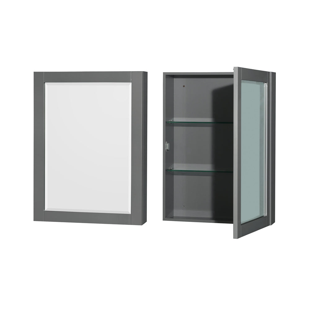 Sheffield 72 Inch Double Bathroom Vanity in Dark Gray White Carrara Marble Countertop Undermount Square Sinks and Medicine Cabinets