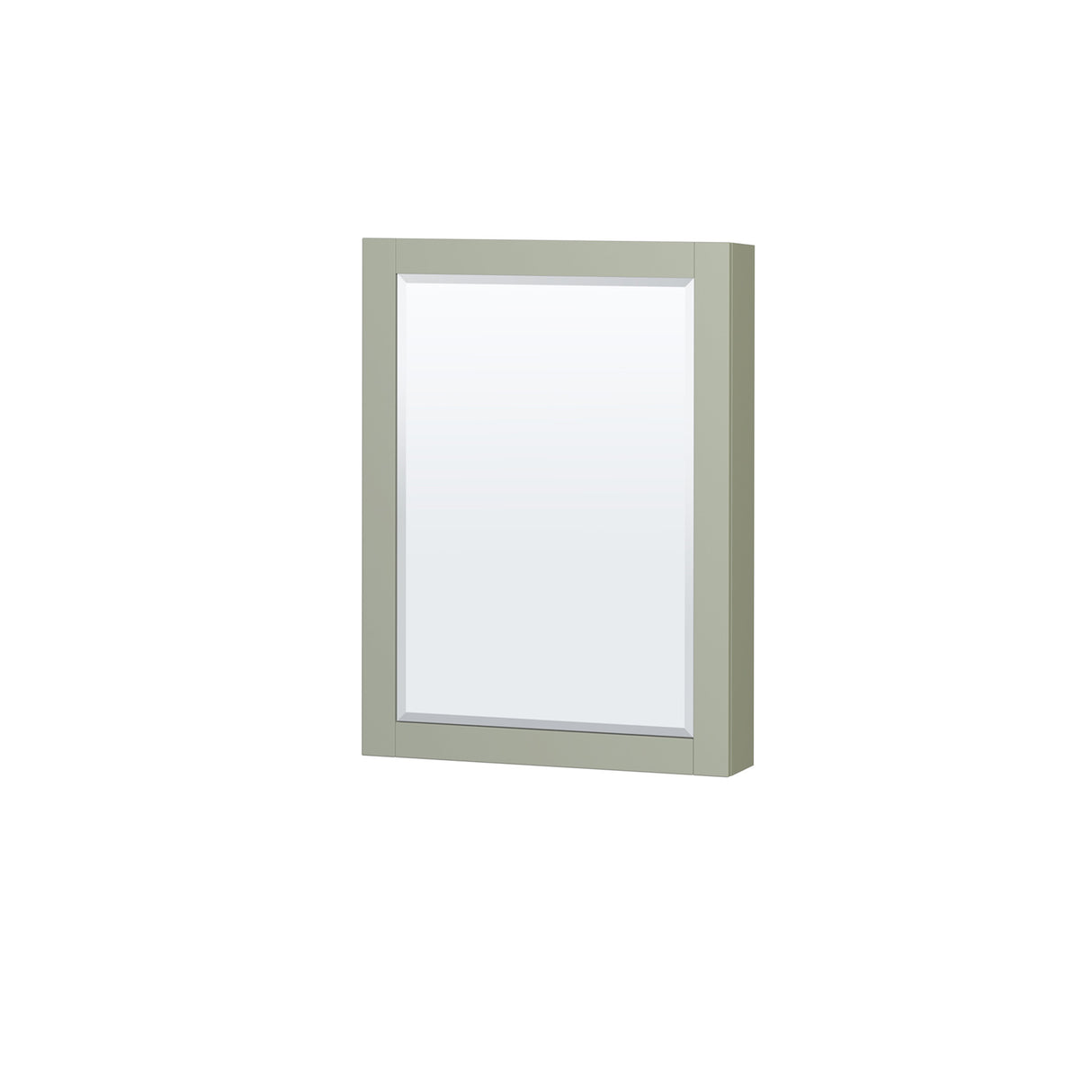 Sheffield 36 inch Single Bathroom Vanity in Light Green White Carrara Marble Countertop Undermount Oval Sink Brushed Nickel Trim Medicine Cabinet