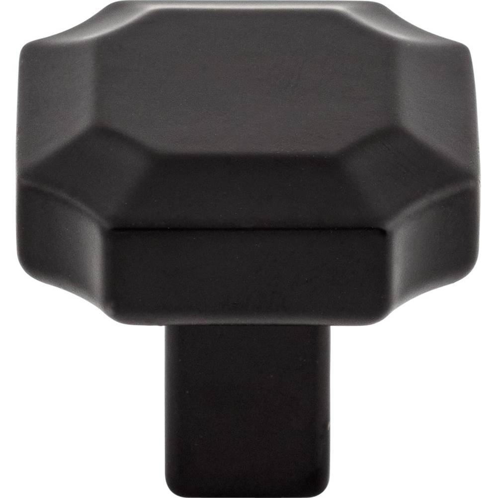 Top Knobs TK3020 Davenport Knob 1 1/4 Inch - Flat Black