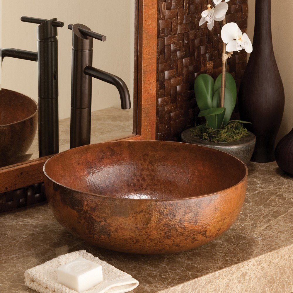 MAESTRO ROUND 16-INCH VESSEL BATHROOM SINK, CPS63