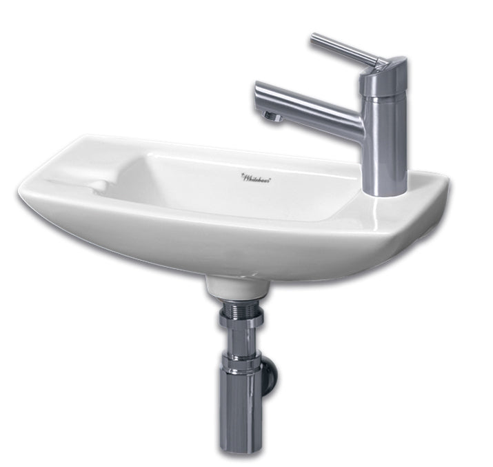 Isabella Collection Small Wall Mount Basin with Center Drain