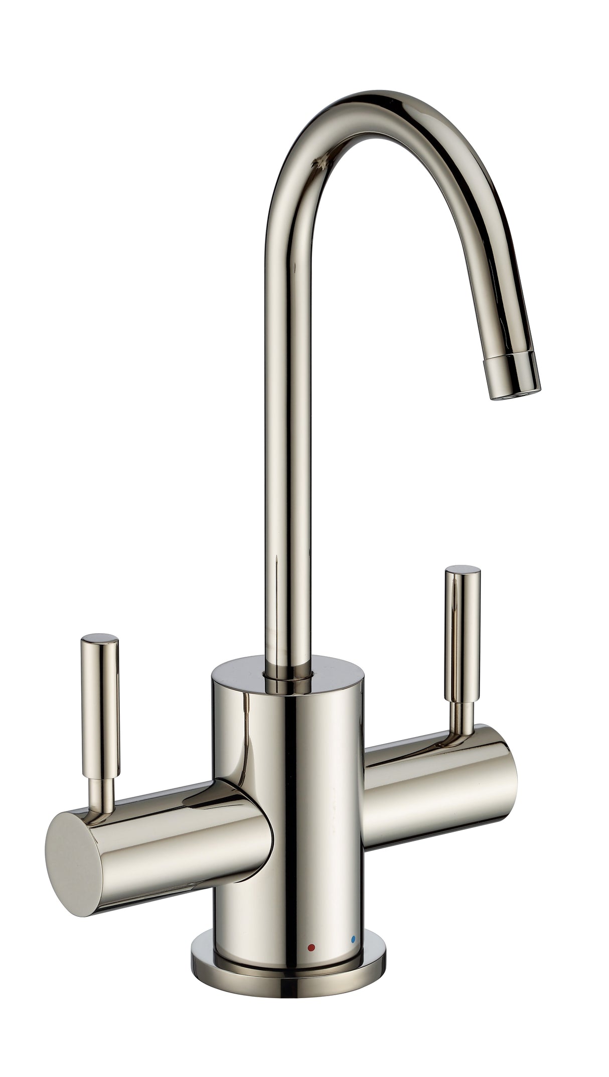 Point of Use Instant Hot/Cold Water Drinking Faucet with Gooseneck Swivel Spout