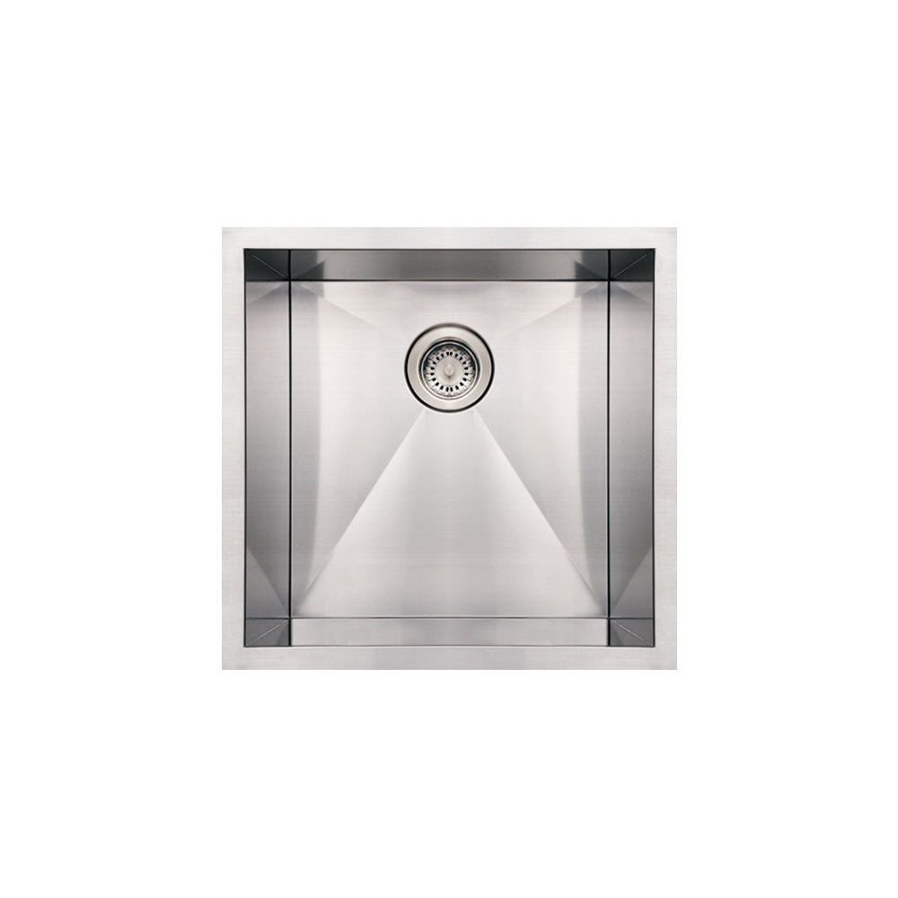 Noah's Collection Brushed Stainless Steel Commercial Single Bowl Undermount Sink