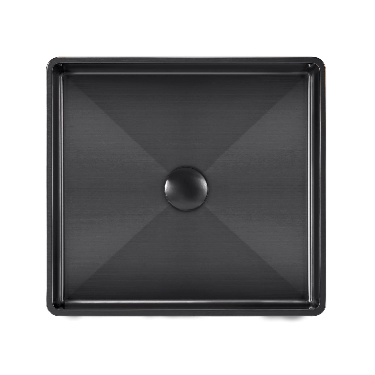 Noah Plus 10 gauge frame, Squared Semi-recessed Basin Set with center drain