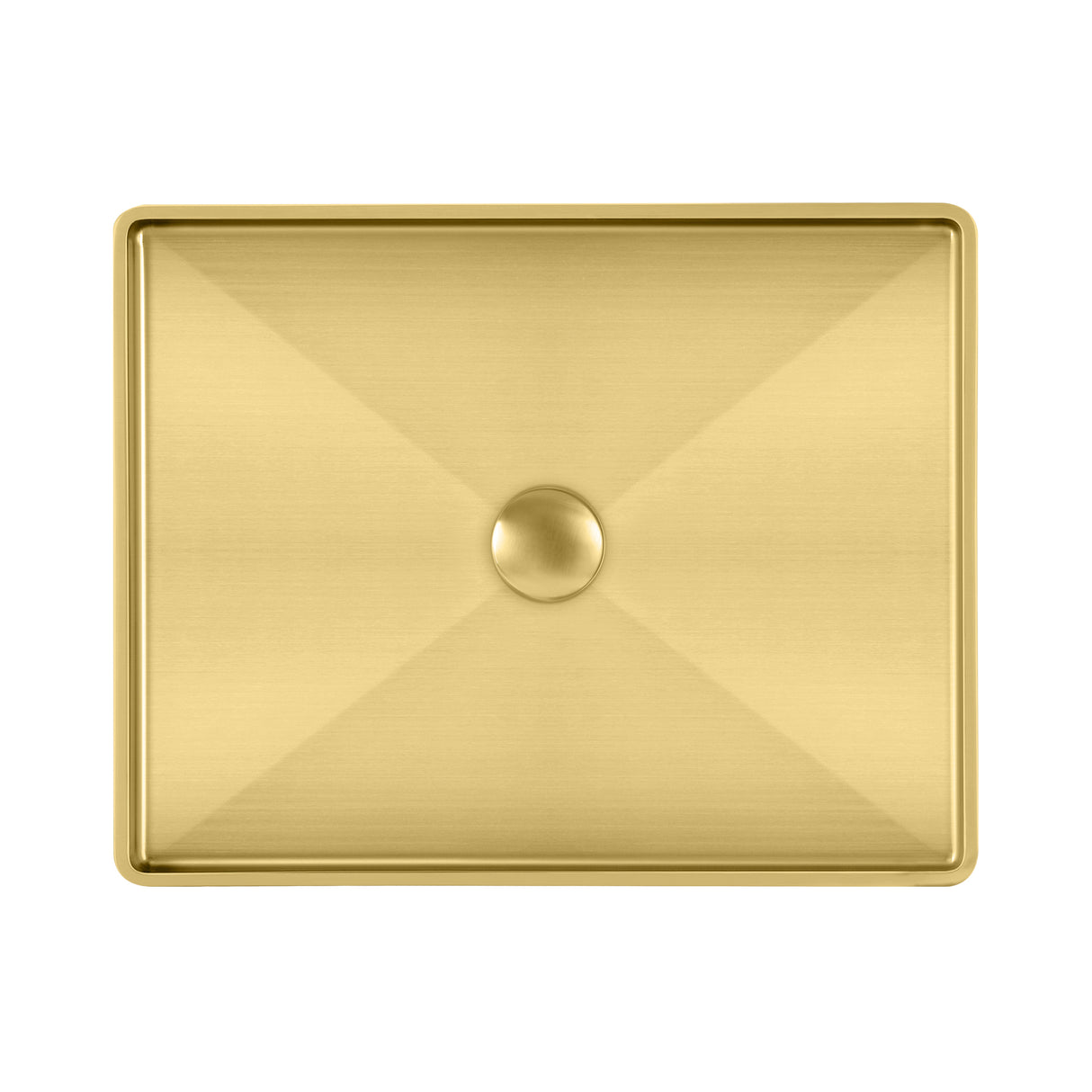 Noah Plus 10 gauge frame, Rectangular Above Mount Basin Set with center drain
