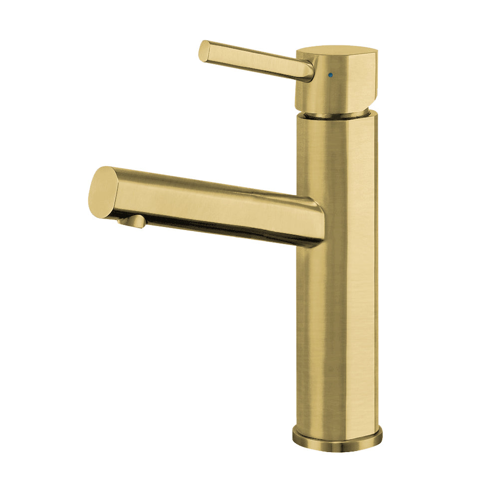 Waterhaus Lead-Free, Solid Stainless Steel Single lever Elevated Lavatory Faucet