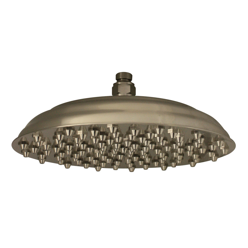 Showerhaus Large Sunflower Rainfall Showerhead with 108 Spray Nozzles - Solid Brass Construction with Adjustable Ball Joint