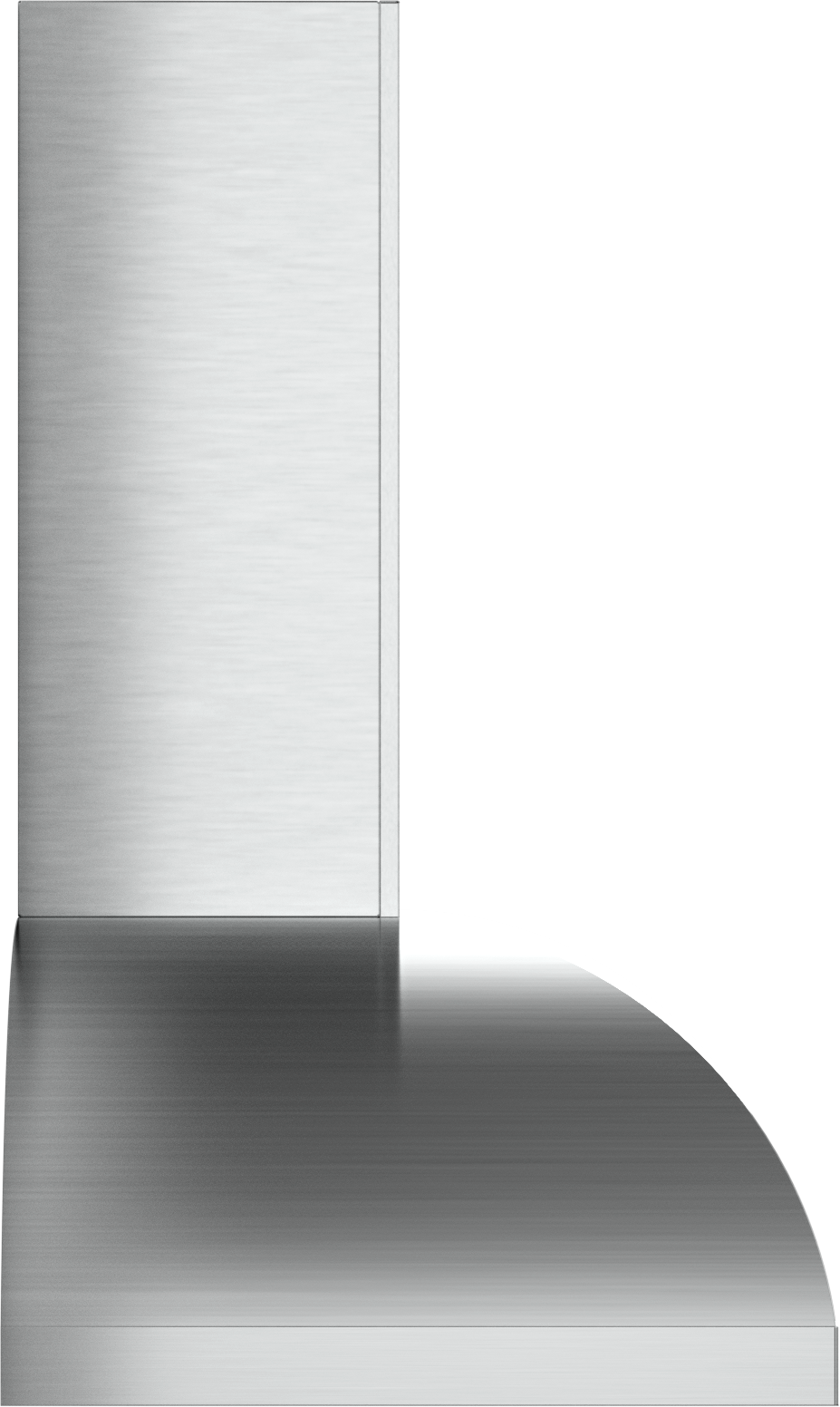 Vent-A-Hood XLH12-230B SS 30" 600 CFM Contemporary Convex Wall Mount Range Hood with Magic Lung Blower, Stainless Steel