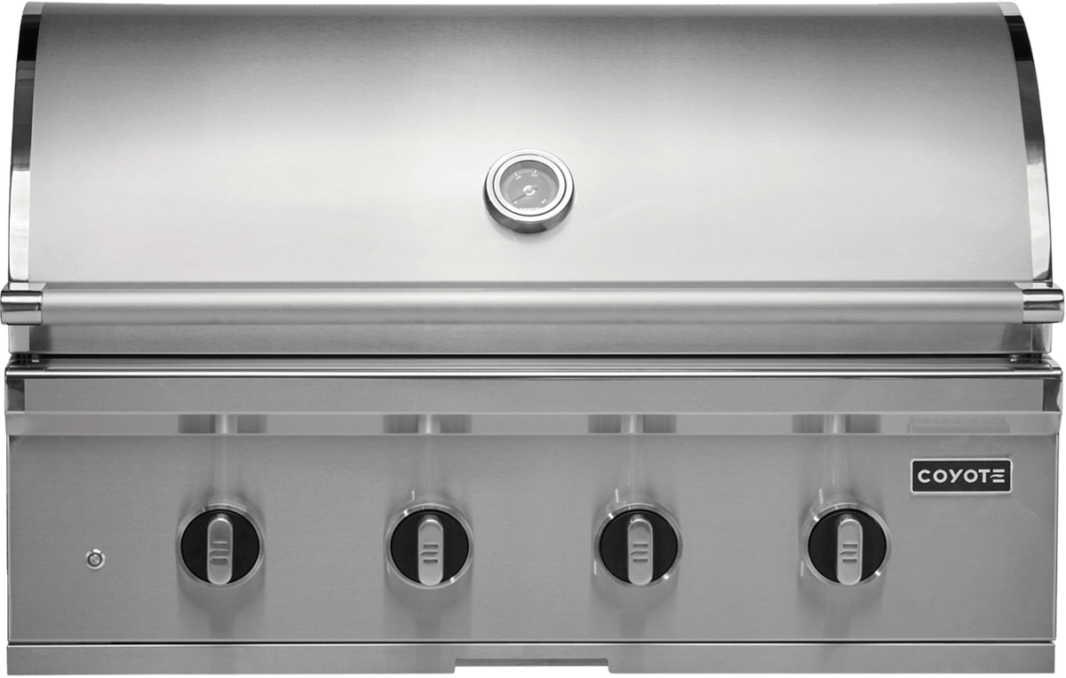 Coyote C3CL36NG 36" CL-Series Built-In Gas Grill, 4 Burners, Natural Gas, Stainless Steel