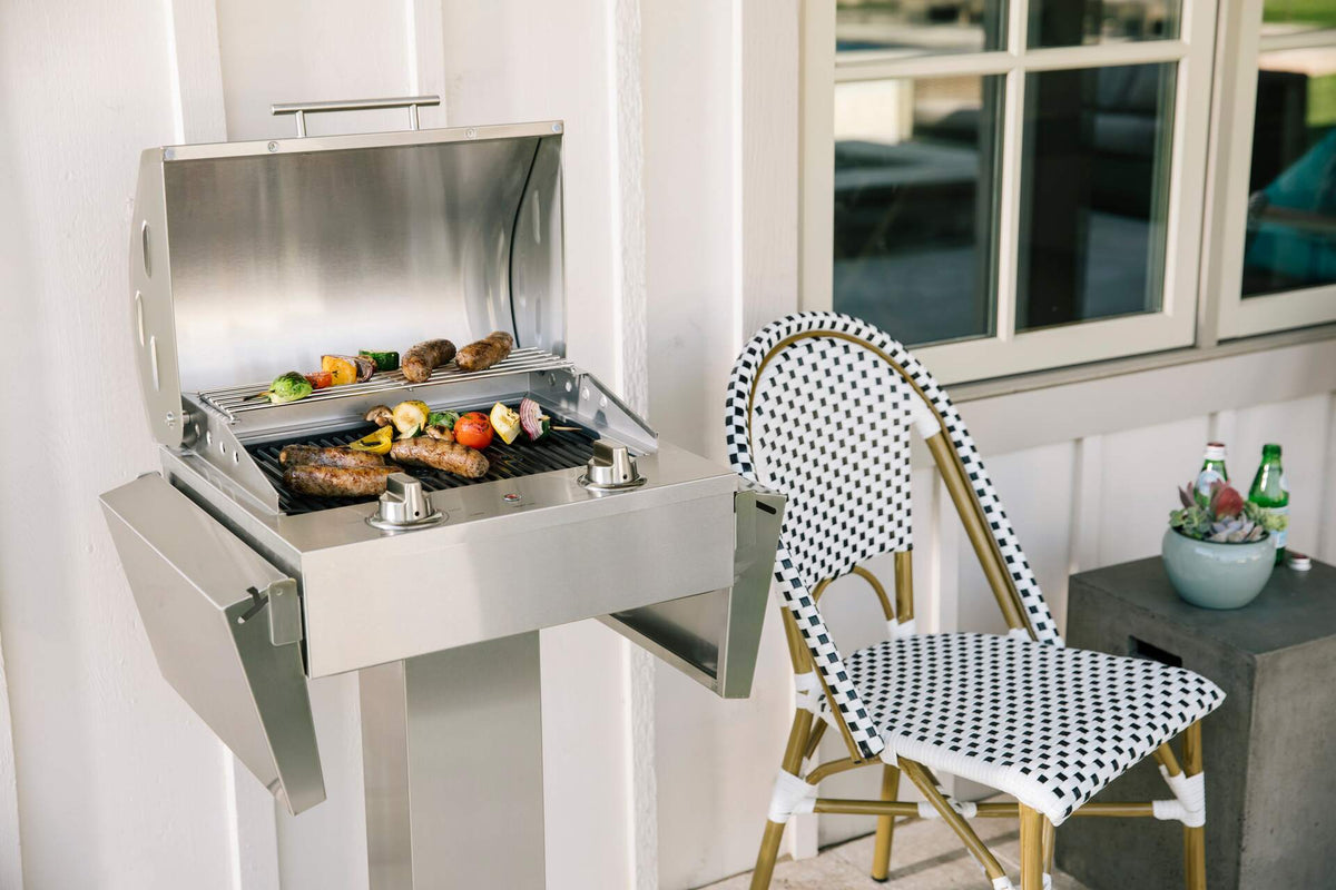 Coyote C1ELCT21 Stainless Steel Pedestal for Electric Grill