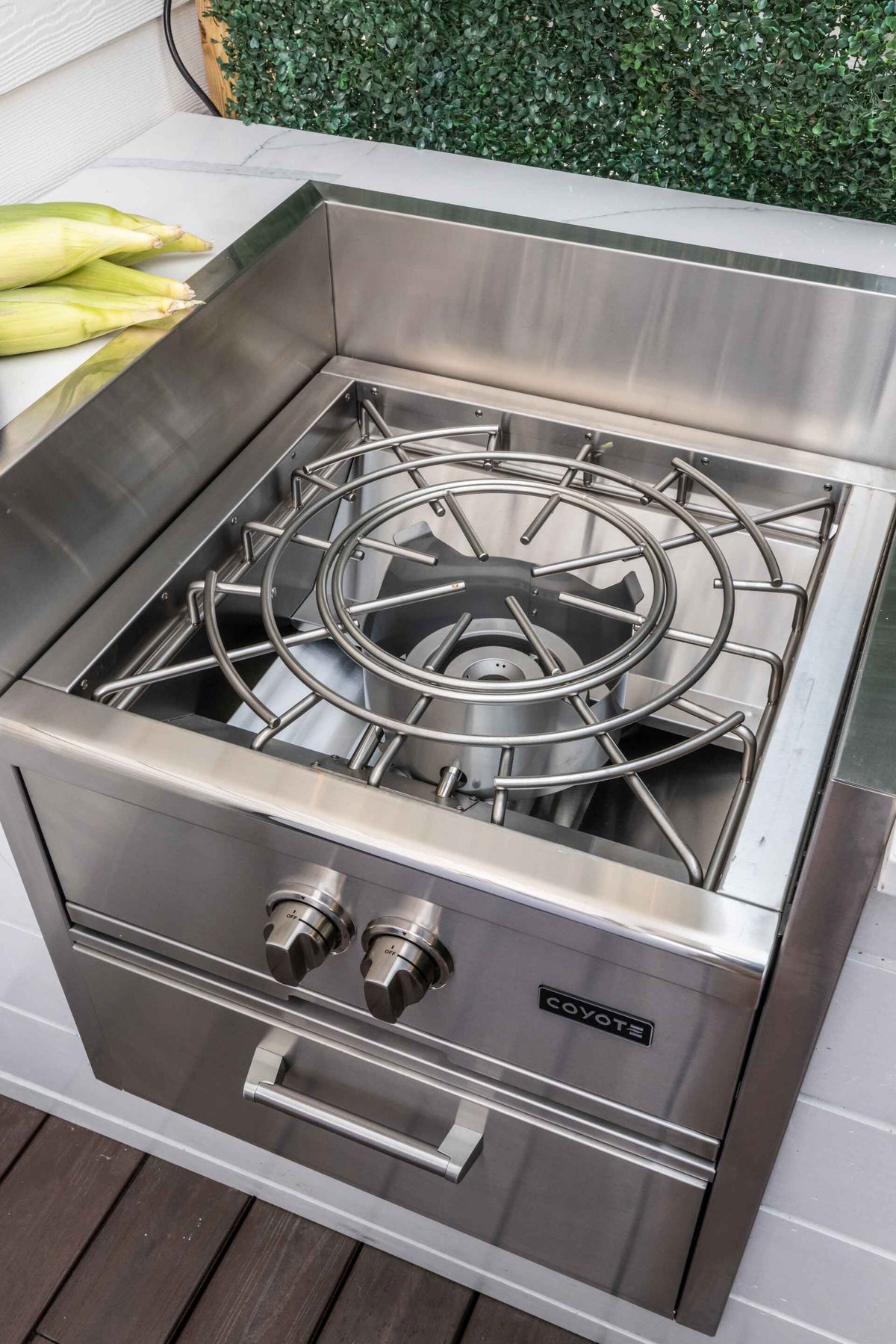 Coyote C3DBNG 12" Double Side Burner, Natural Gas, Stainless Steel - image 5