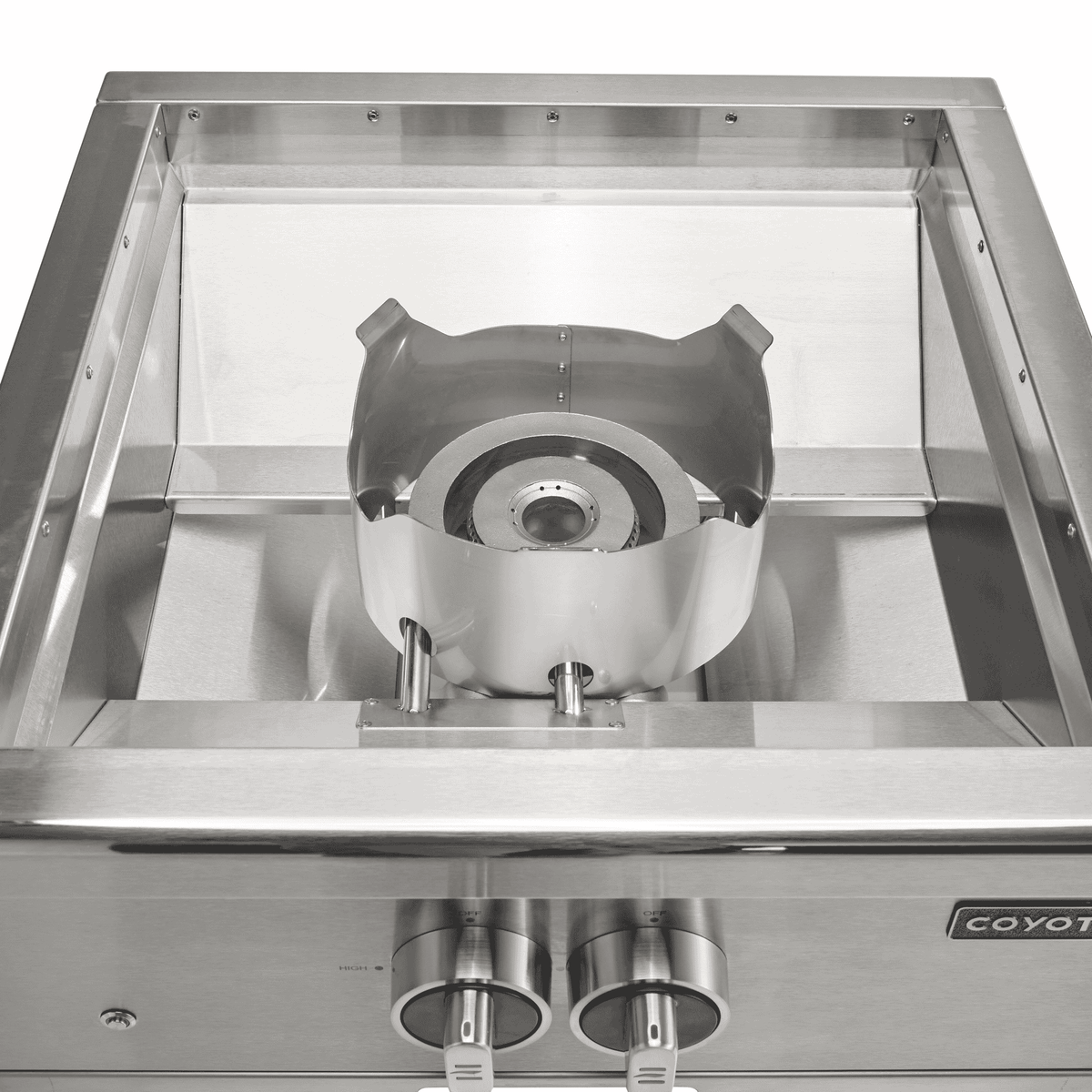 Coyote C3SBNG 12" Single Side Burner, Natural Gas, Stainless Steel - image 4