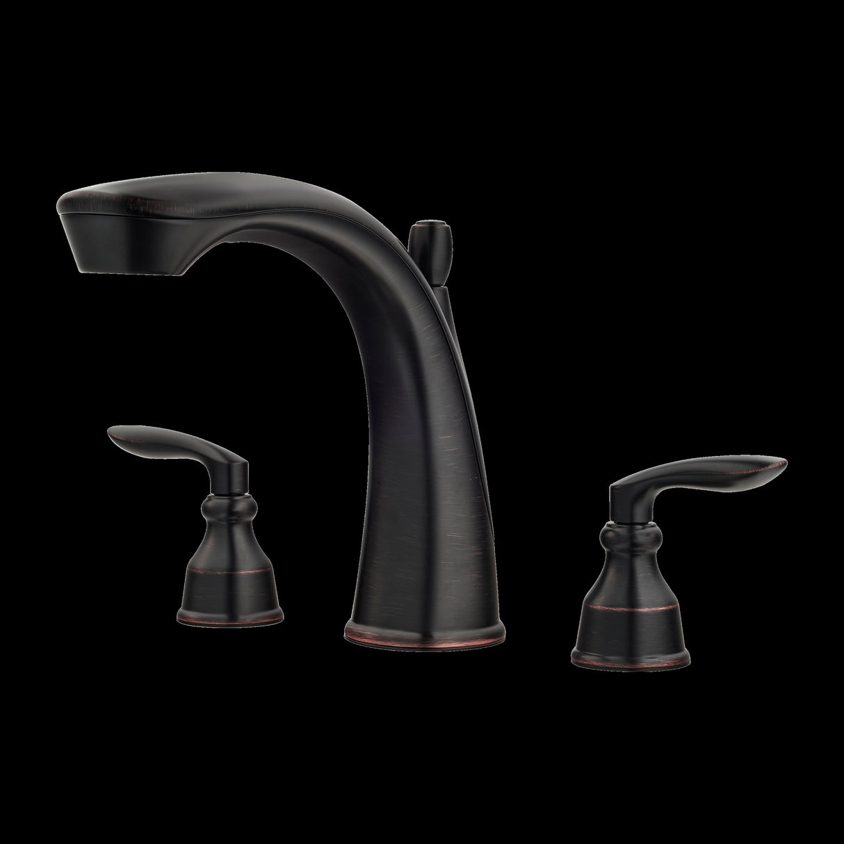 Avalon 2-Handle Roman Tub Trim in Tuscan Bronze