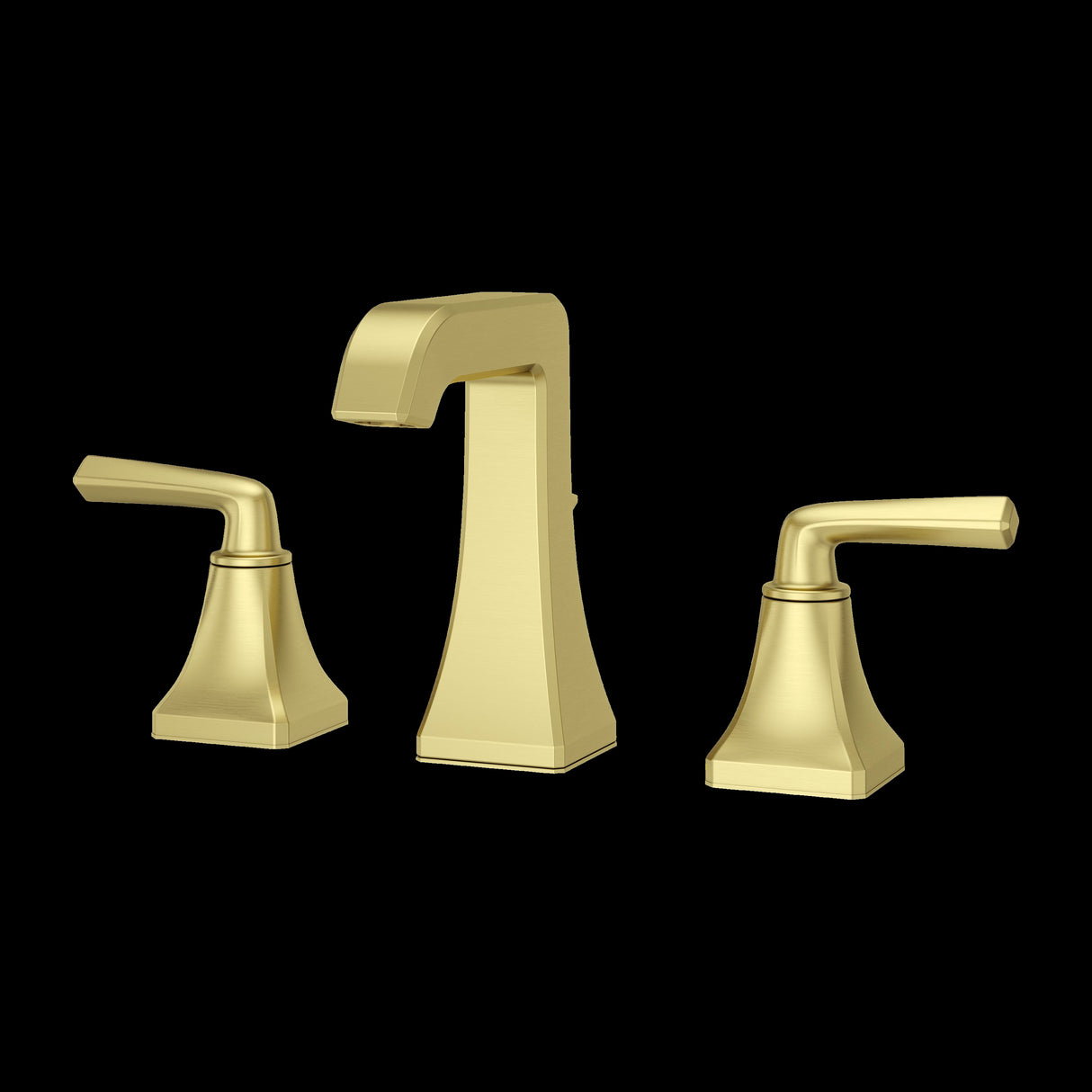 Park Avenue 8" Widespread Bathroom Faucet in Brushed Gold