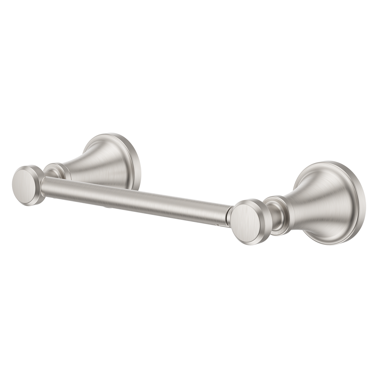 Universal Traditional Paper Holder in Spot Defense Brushed Nickel