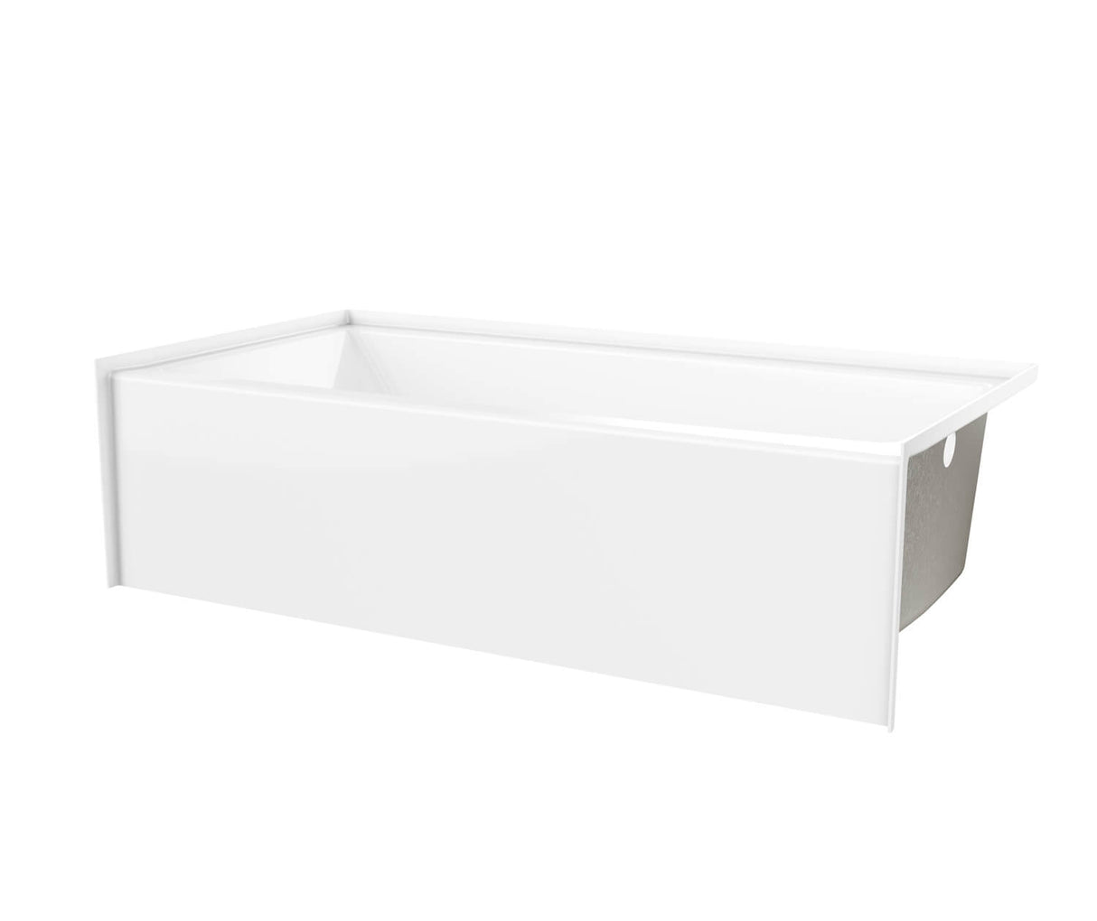 Aker SMIN-3060 AFR AcrylX Alcove Left-Hand Drain Bath in Biscuit