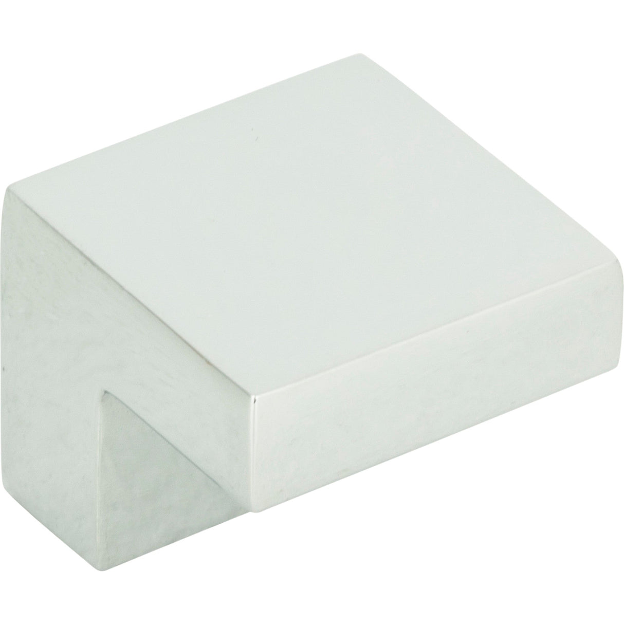 Atlas Homewares Small Square Knob 5/8 Inch (c-c) Polished Chrome